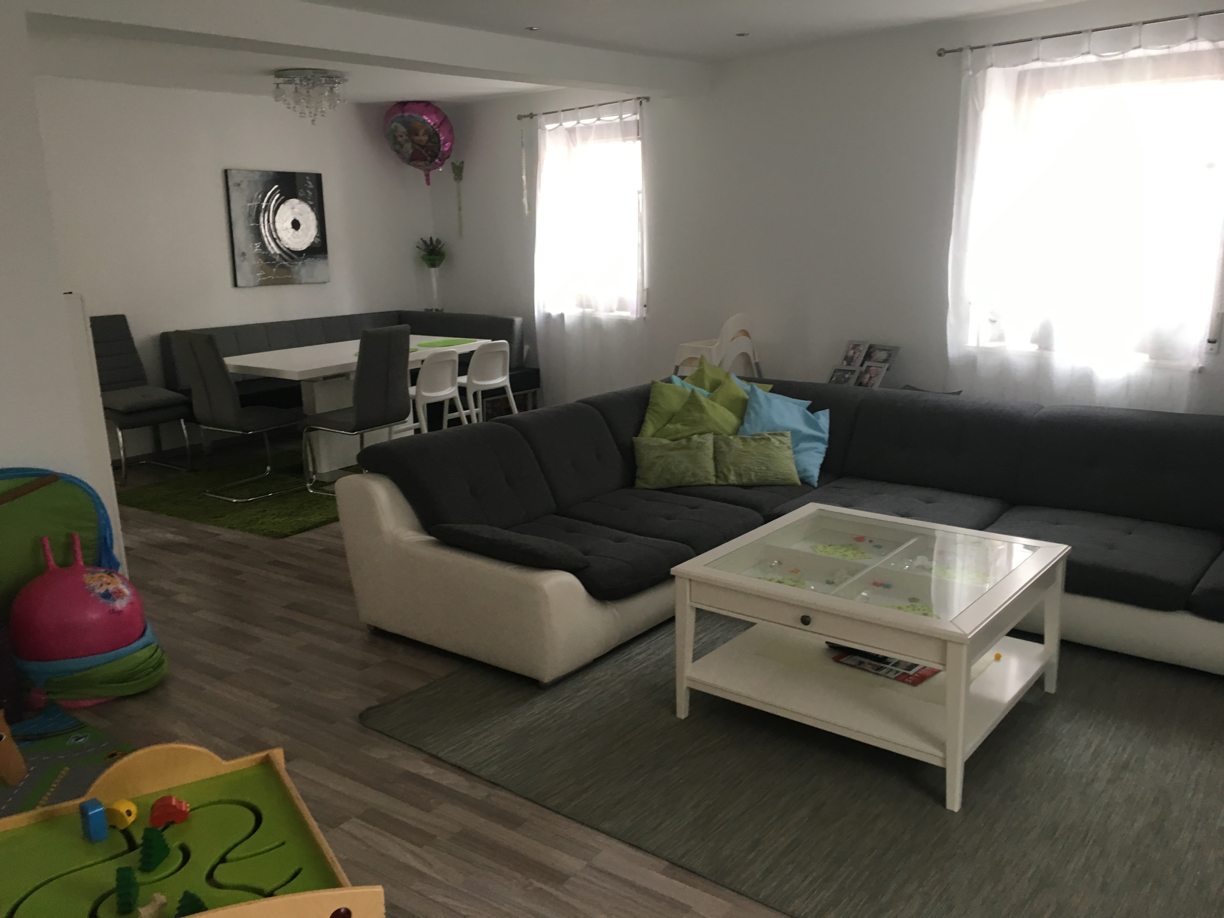 Wohn- und Essbereich der Kindertagespflege Unterm Rebstock in Wiesloch